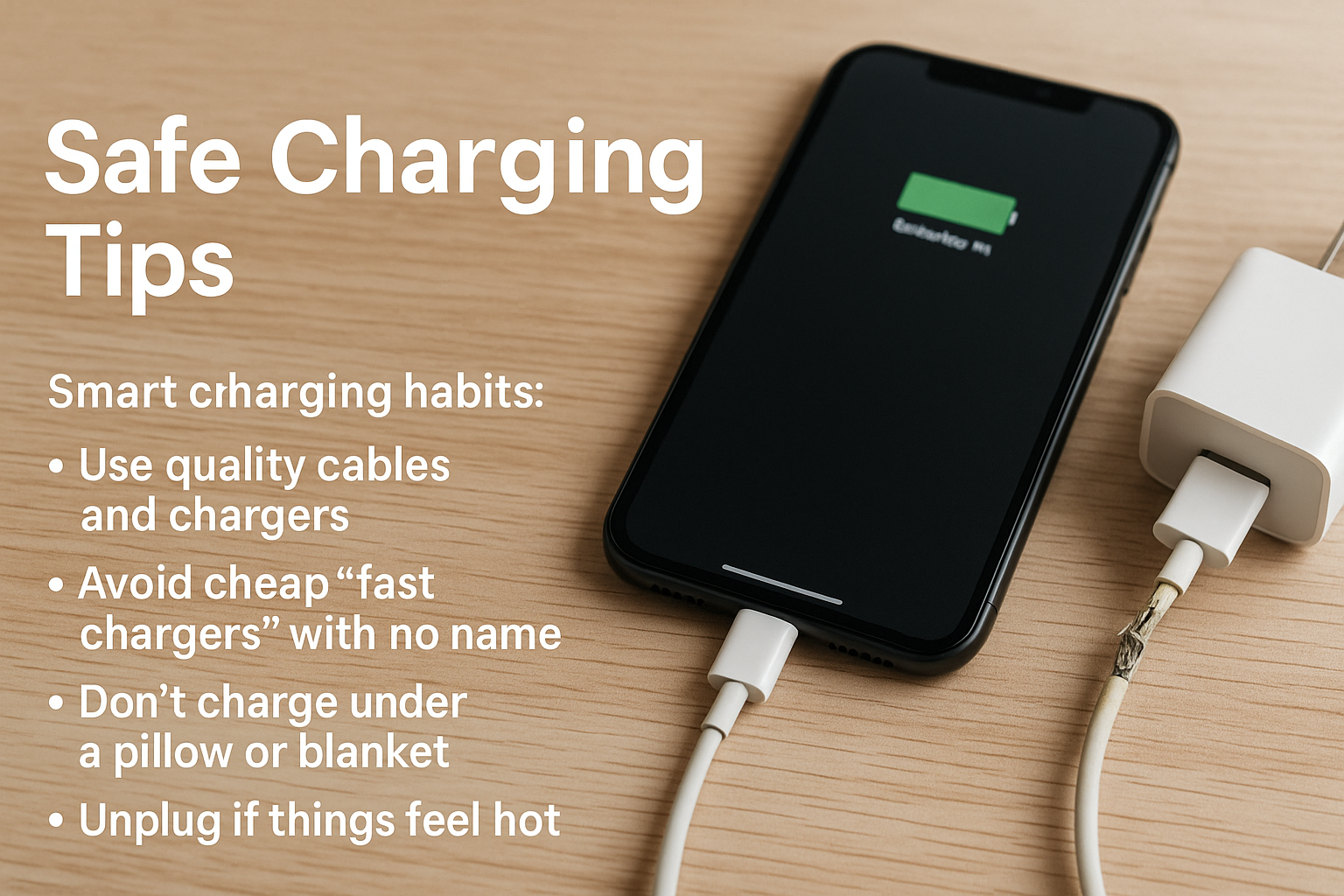 Safe Charging Tips
