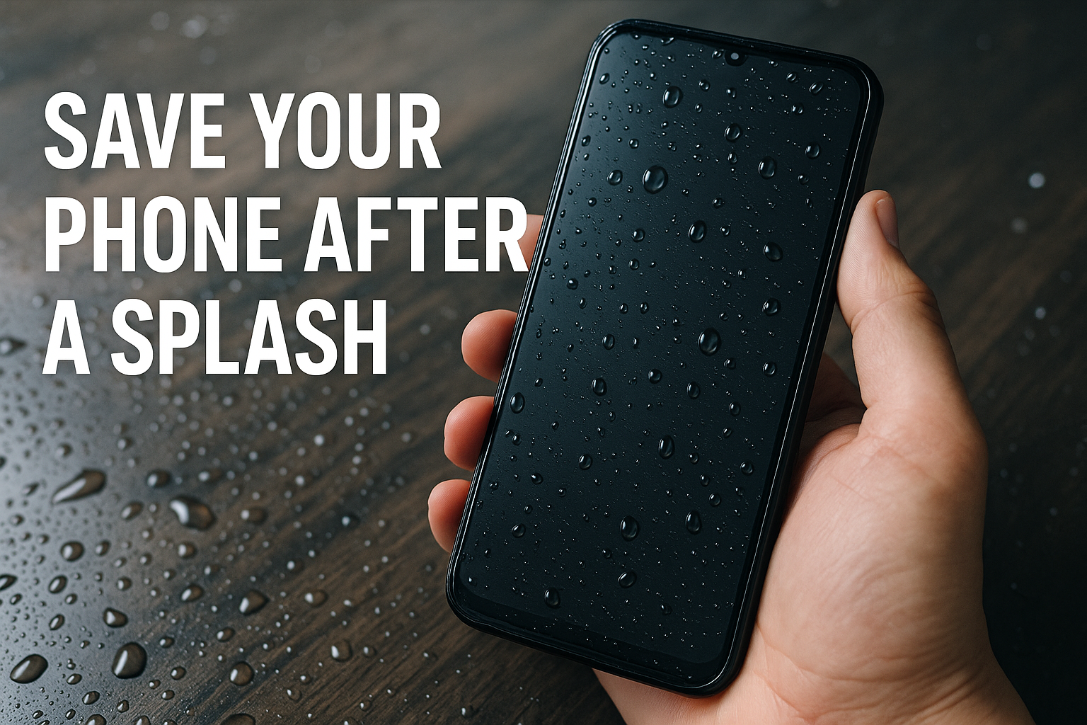 Save Your Phone After a Splash